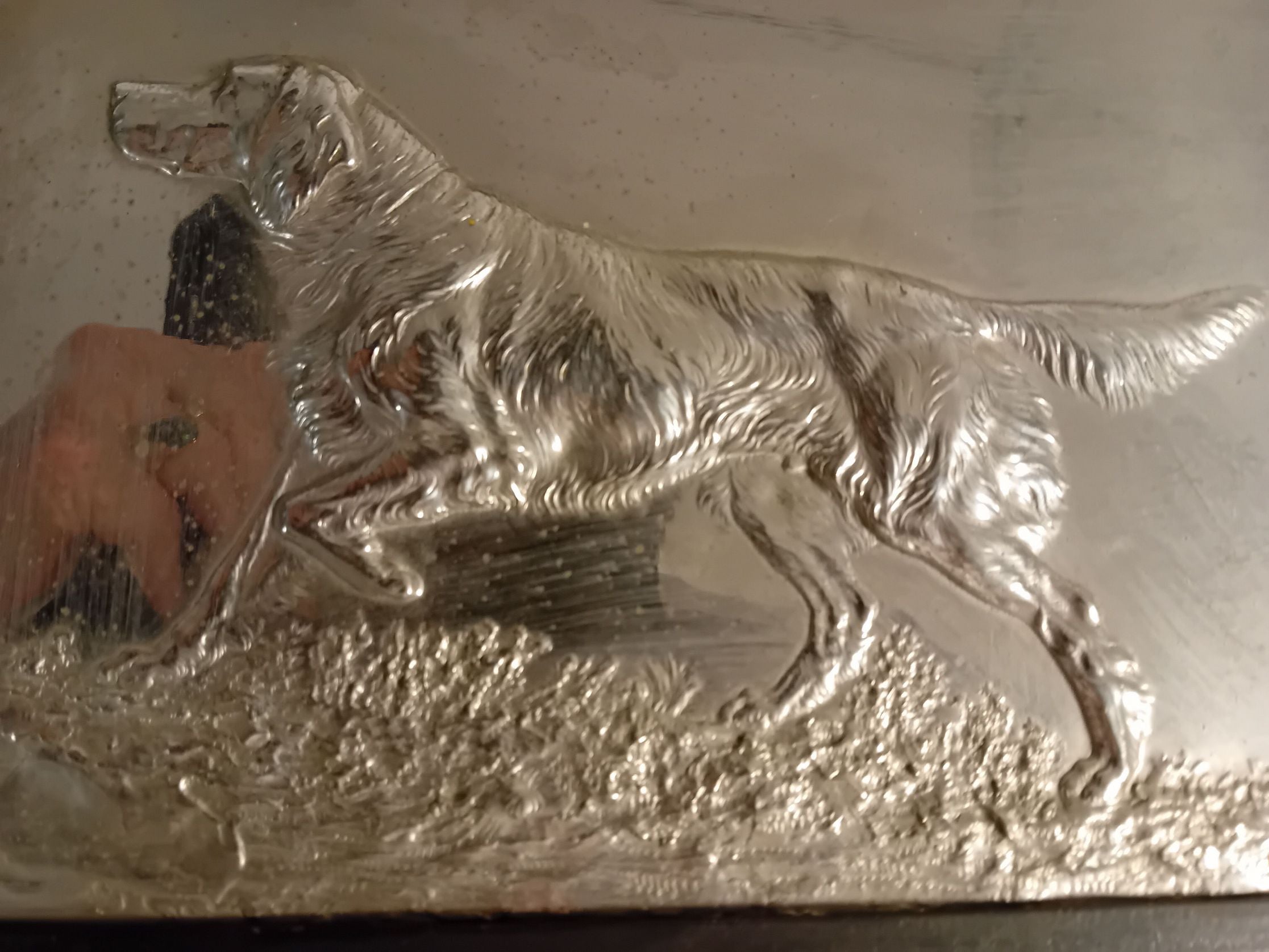 Relief mex jagtmotiv.